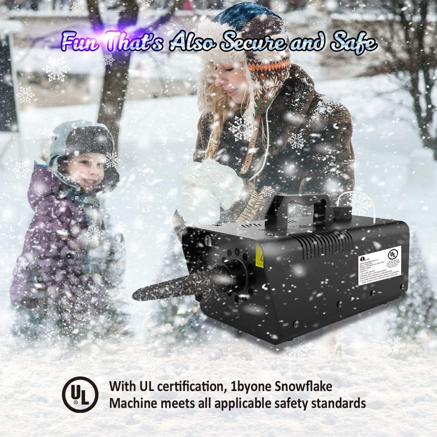 Renoverad 1byone 650W Wired Remote Control Snow Machine - Reebelo Sverige