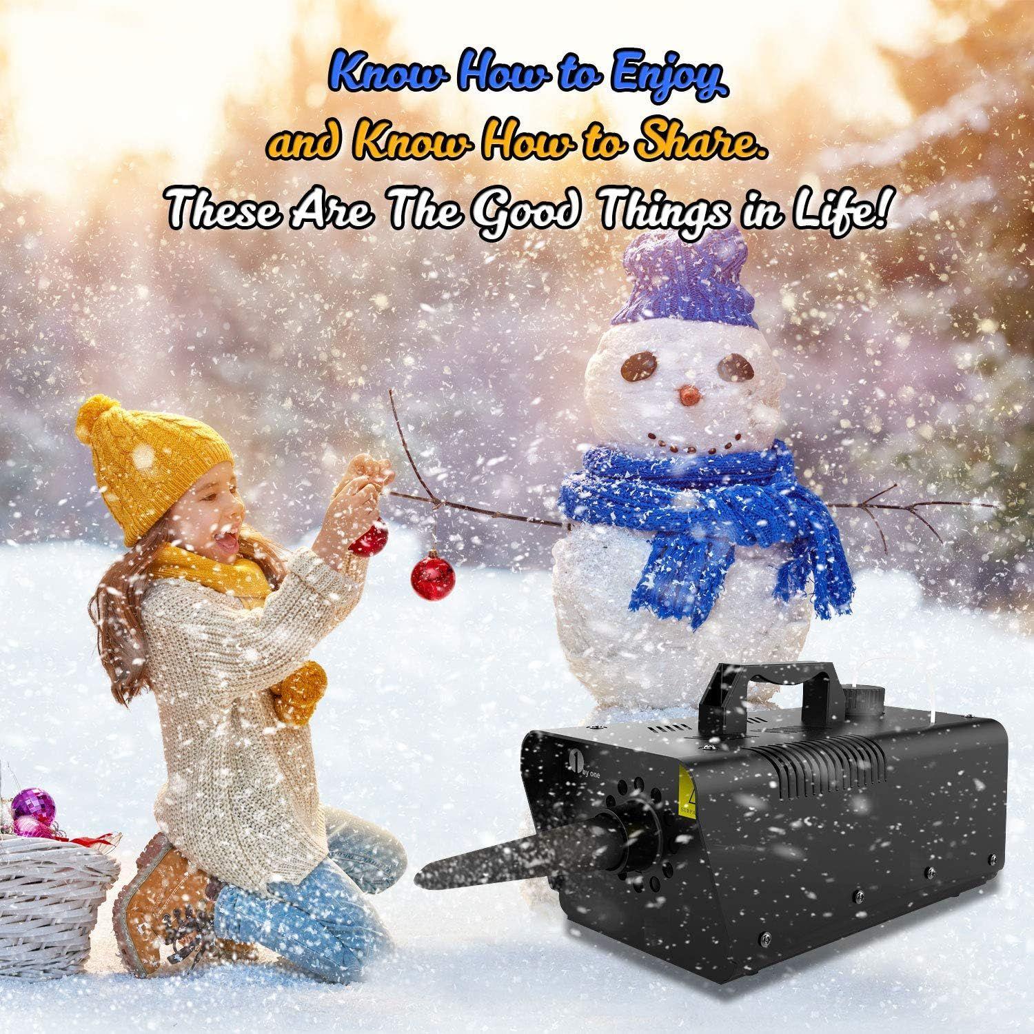 Renoverad 1byone 650W Wired Remote Control Snow Machine - Reebelo Sverige