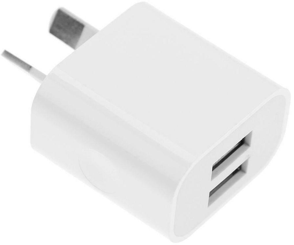 Renoverad 9eight5 Dual USB Power Adapter Wall Plug (NZ / AUS) - Reebelo Sverige