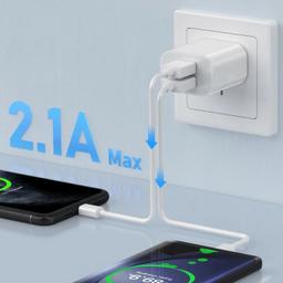 Renoverad 9eight5 Dual USB Power Adapter Wall Plug (NZ / AUS) - Reebelo Sverige