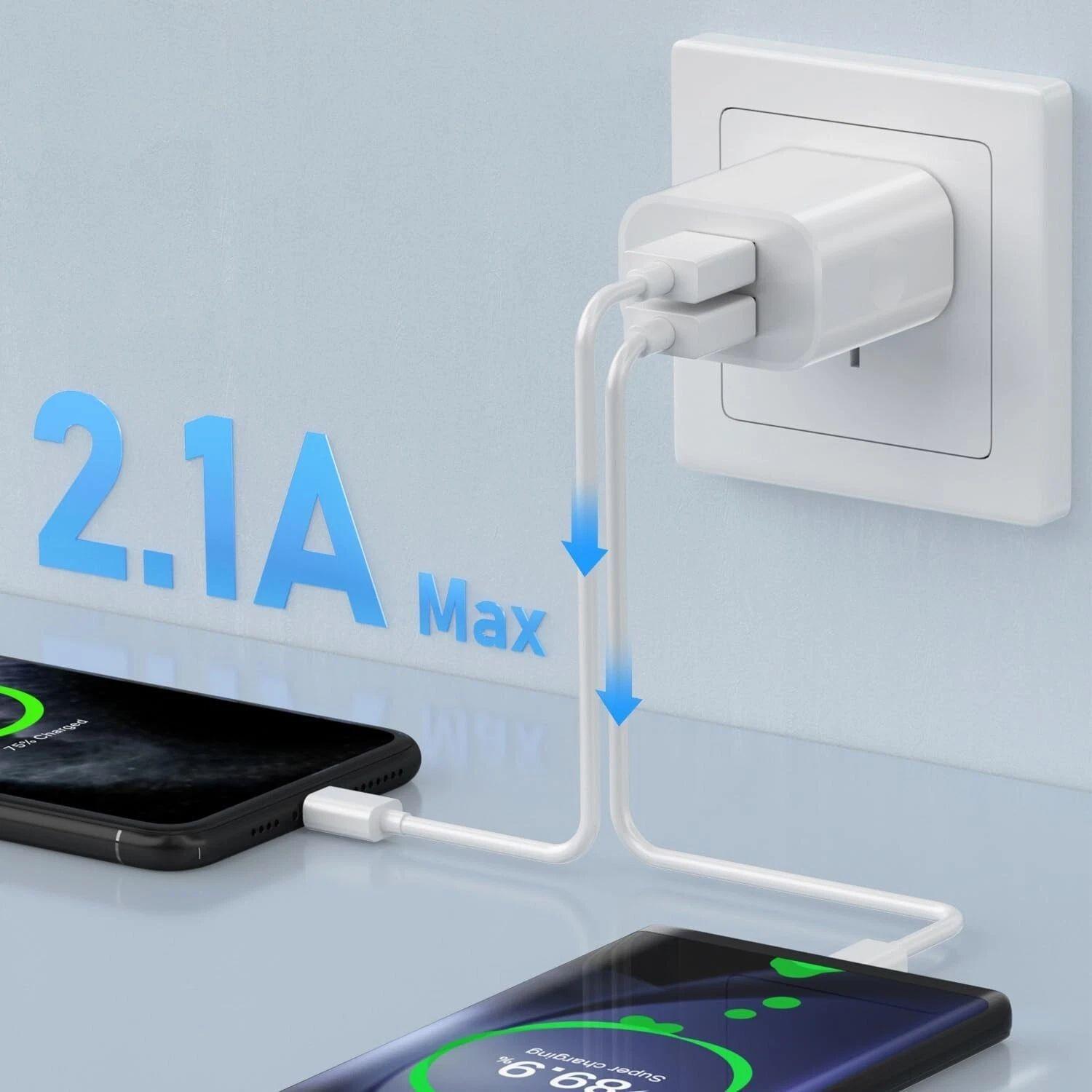 Renoverad 9eight5 Dual USB Power Adapter Wall Plug (NZ / AUS) - Reebelo Sverige