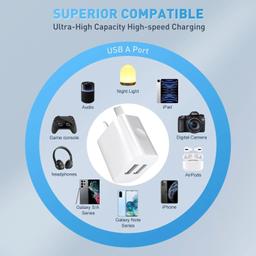 Renoverad 9eight5 Dual USB Power Adapter Wall Plug (NZ / AUS) - Reebelo Sverige