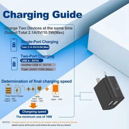 Renoverad 9eight5 Dual USB Wall Plug Power Adapter (NZ / AU) - Reebelo Sverige