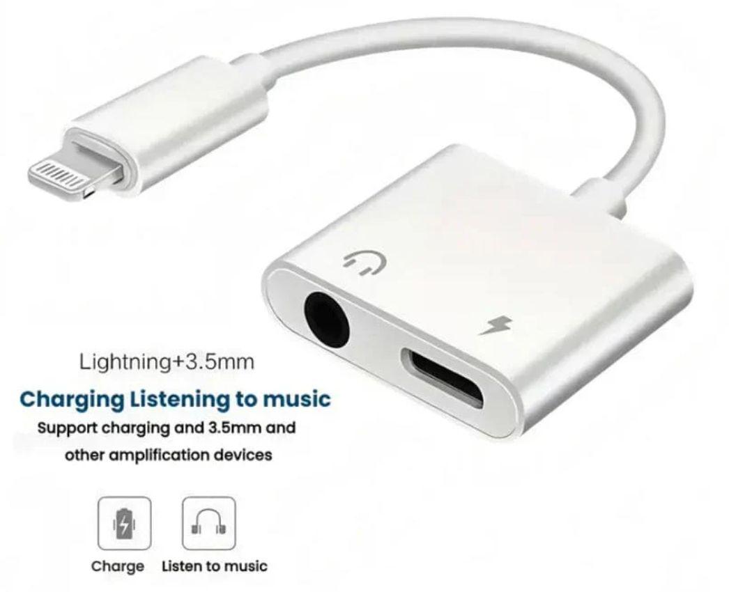 Renoverad 9eight5 Lightning Audio & Charge Adapter MH030 - Reebelo Sverige