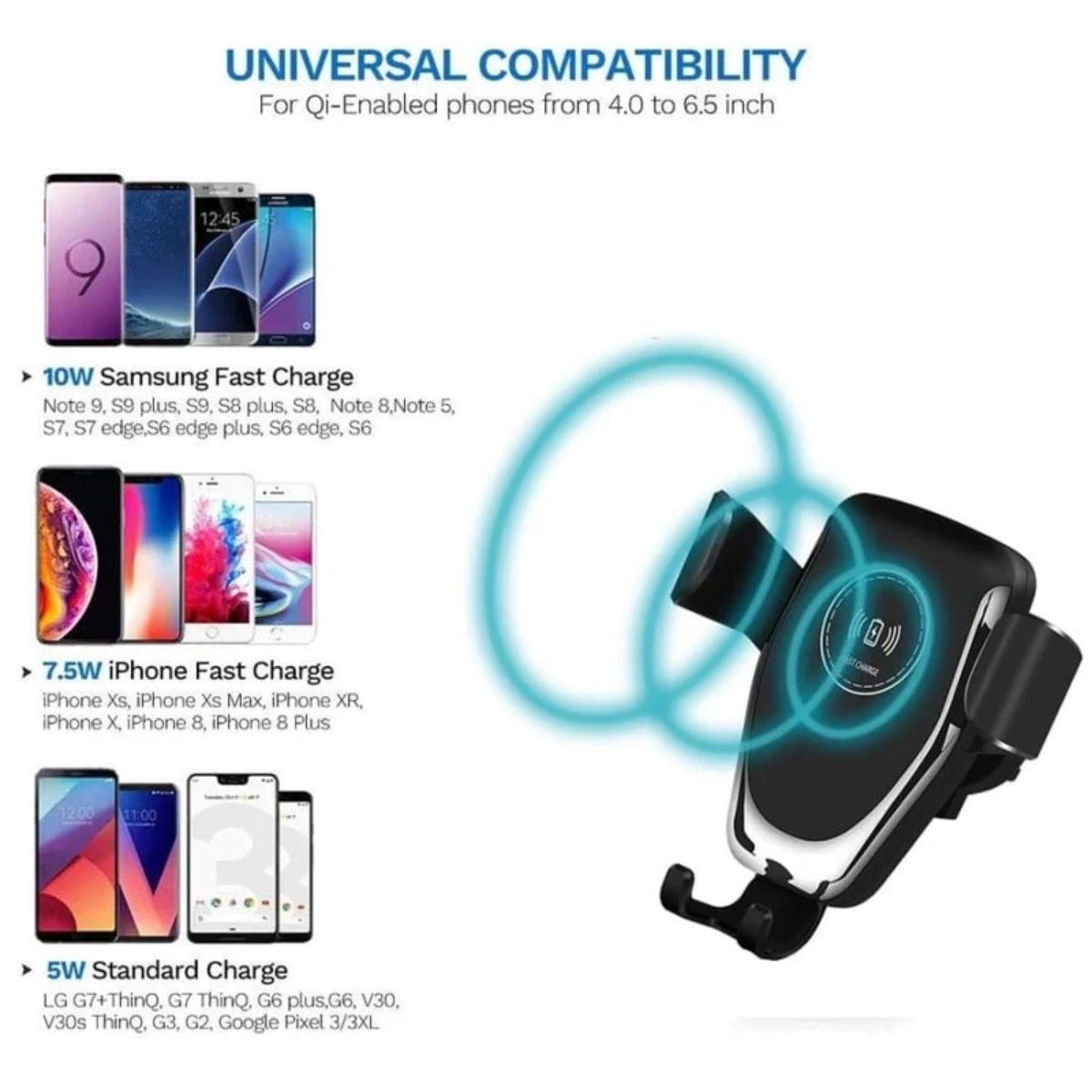 Renoverad 9eight5 Phone Holder & Wireless Charger - Reebelo Sverige