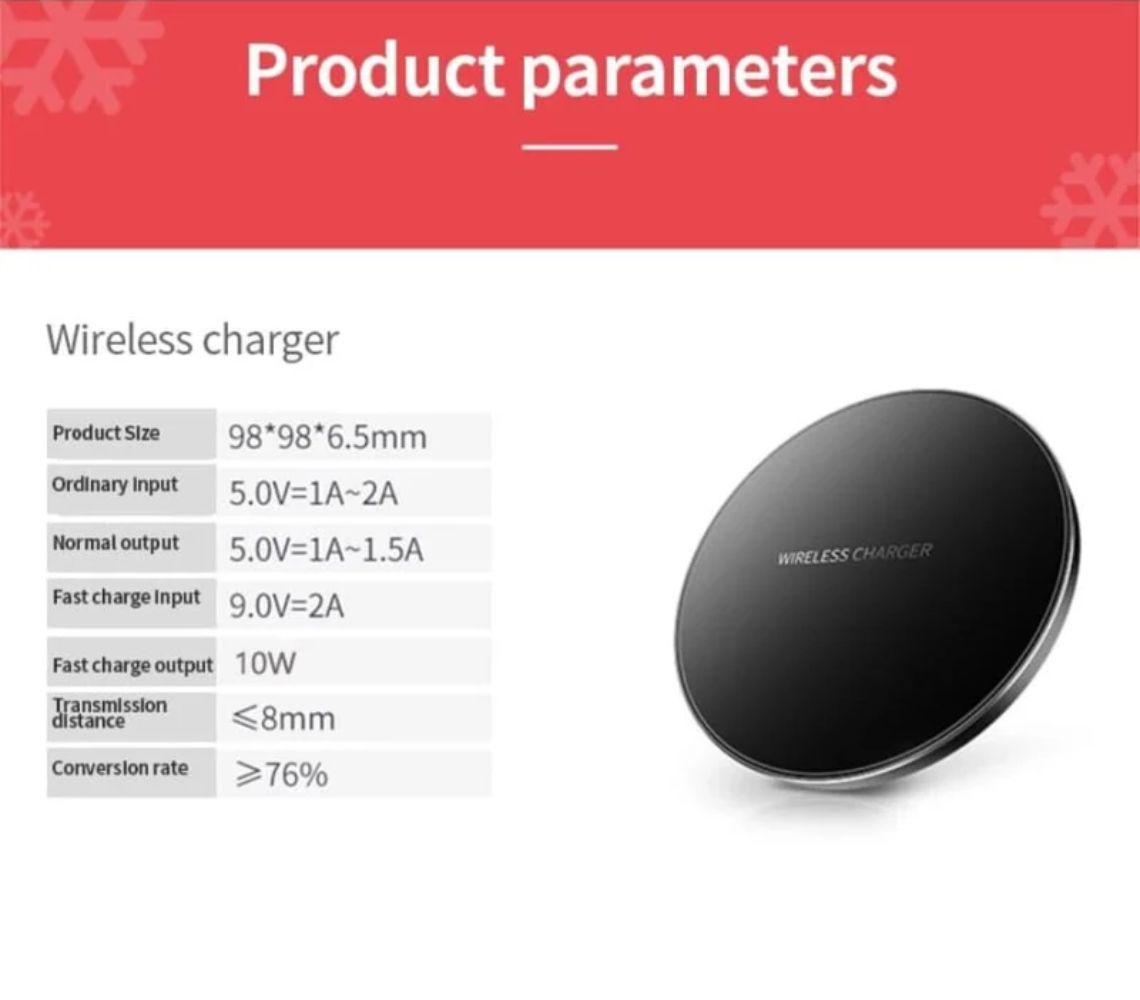 Renoverad 9eight5 Qi Wireless Fast Charging Pad for Phones (10W) - Reebelo Sverige