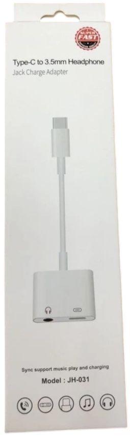 Renoverad 9eight5 Type C 2-in-1 Headphone Adapter JH032 - Reebelo Sverige