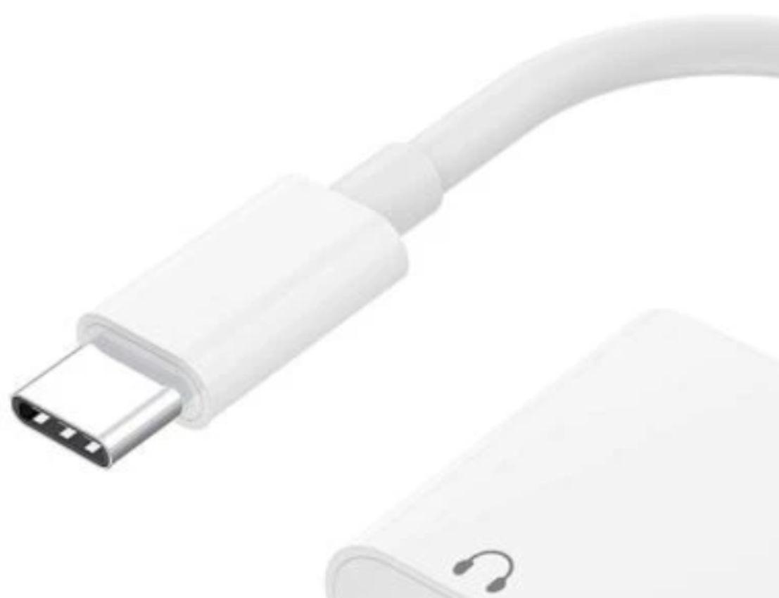 Renoverad 9eight5 Type C 2-in-1 Headphone Adapter JH032 - Reebelo Sverige