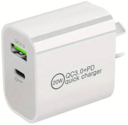 Renoverad 9eight5 Type-C & USB Wall Plug Power Adapter (NZ / AU) - Reebelo Sverige