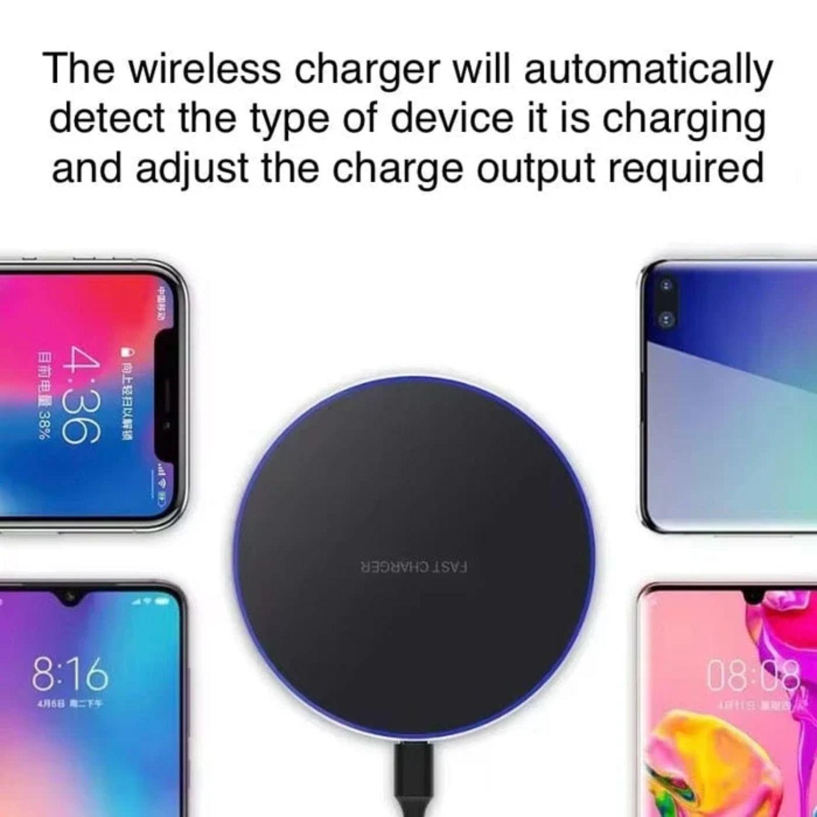 Renoverad 9eight5 Wireless Charger Pad (200W) - Reebelo Sverige