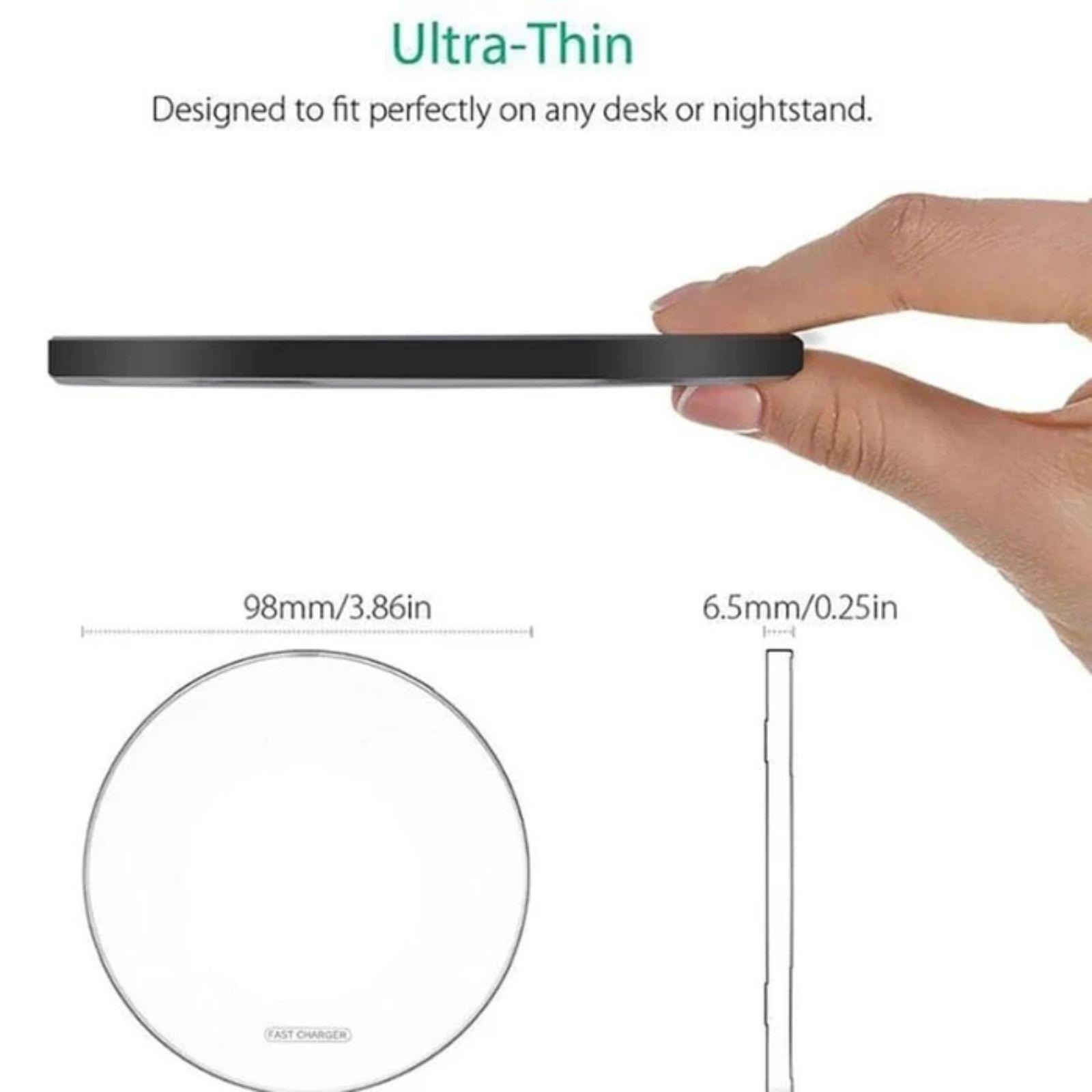 Renoverad 9eight5 Wireless Charger Pad (30W) - Reebelo Sverige