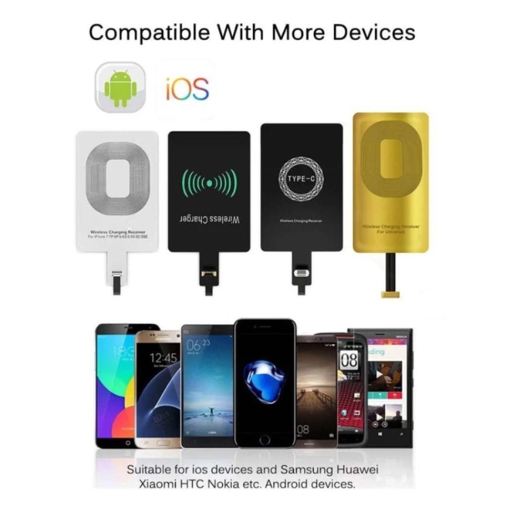 Renoverad 9eight5 Wireless Charging Receiver Type C Devices - Reebelo Sverige