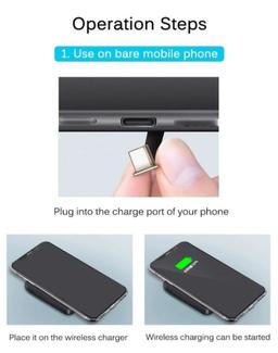 Renoverad 9eight5 Wireless Charging Receiver Type C Devices - Reebelo Sverige