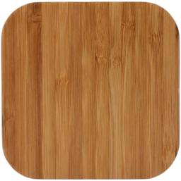 Renoverad 9eight5 Wood-Design Wireless Charger Pad (5W) - Reebelo Sverige