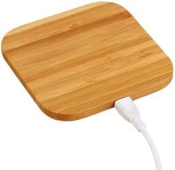 Renoverad 9eight5 Wood-Design Wireless Charger Pad (5W) - Reebelo Sverige
