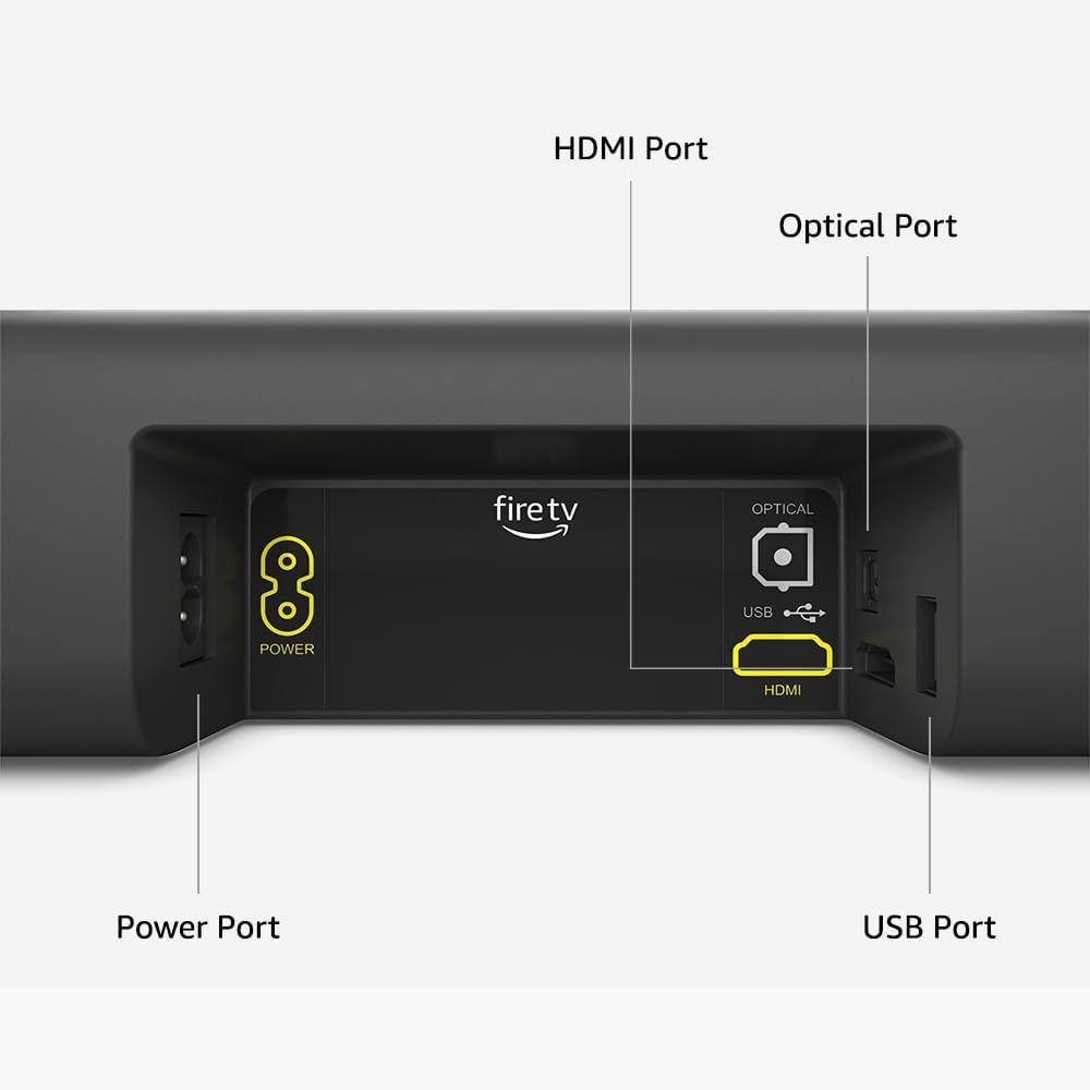 Renoverad Amazon EVG487 Fire TV Soundbar 2.0 speaker - Reebelo Sverige