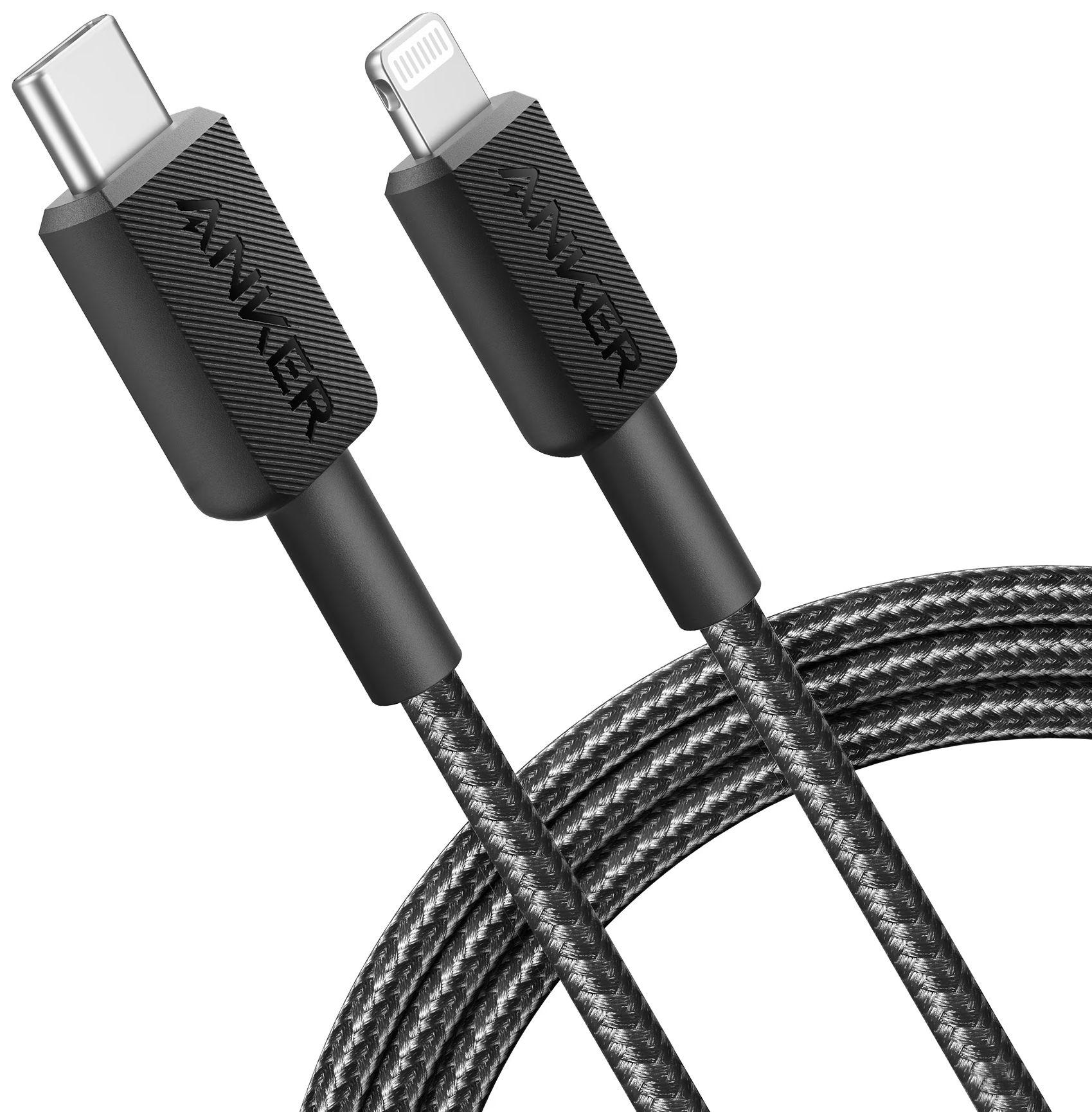 Renoverad Anker 322 USB-C to Lightning Charging Cable (2 pieces a pack) - Reebelo Sverige
