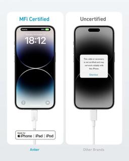 Renoverad Anker 322 USB-C to Lightning Charging Cable (2 pieces a pack) - Reebelo Sverige