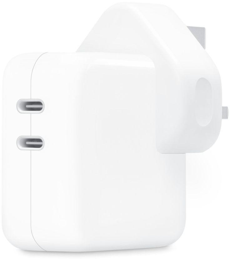 Renoverad Apple 35W Dual USB-C Port Power Adapter (OEM Grade B) - Reebelo Sverige
