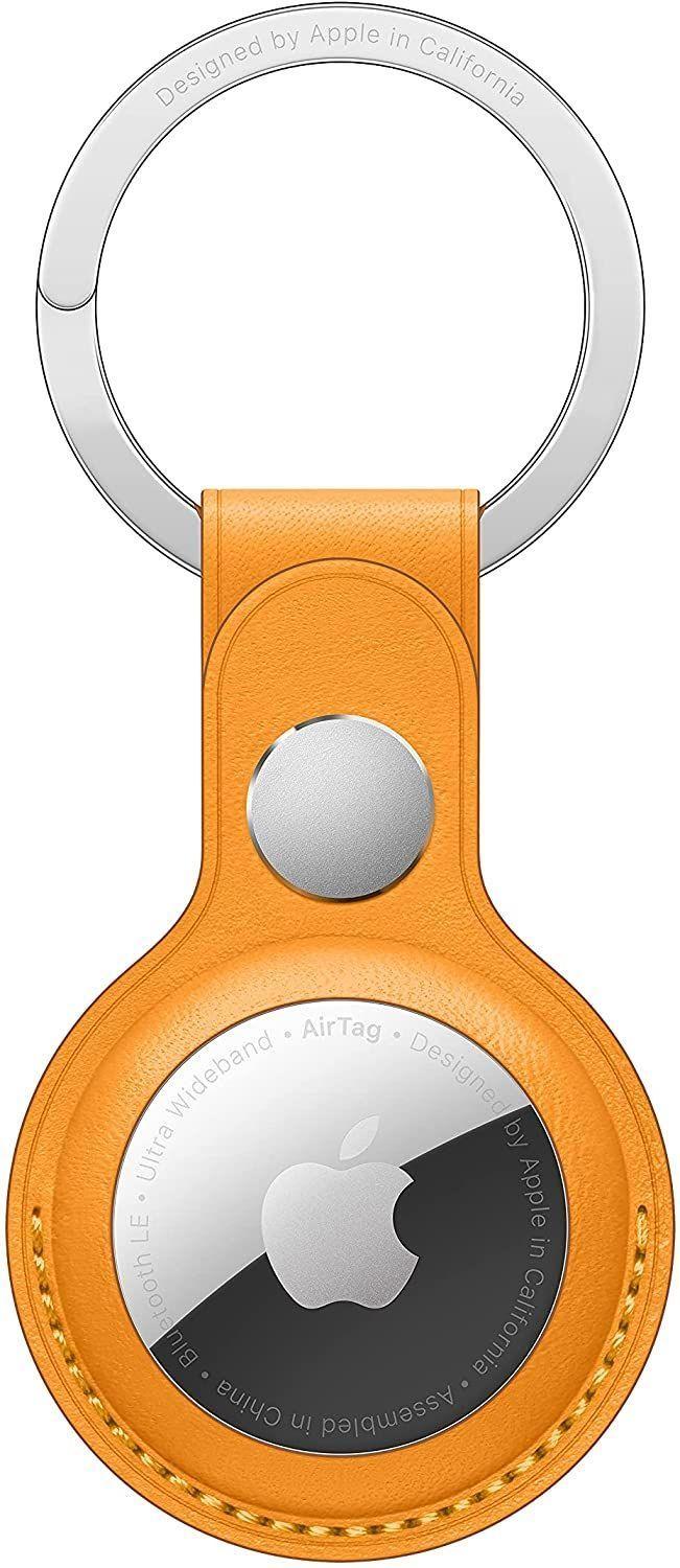 Renoverad Apple Leather Key Ring Case For AirTag - Reebelo Sverige