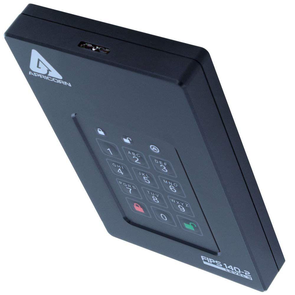 Renoverad Apricorn Aegis Fortress 2TB External Hard Drive - Reebelo Sverige