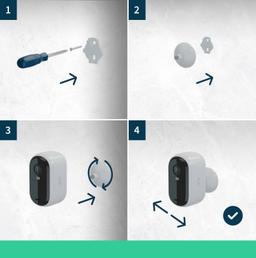 Renoverad Arlo Essential 2K Outdoor Security Camera - Reebelo Sverige