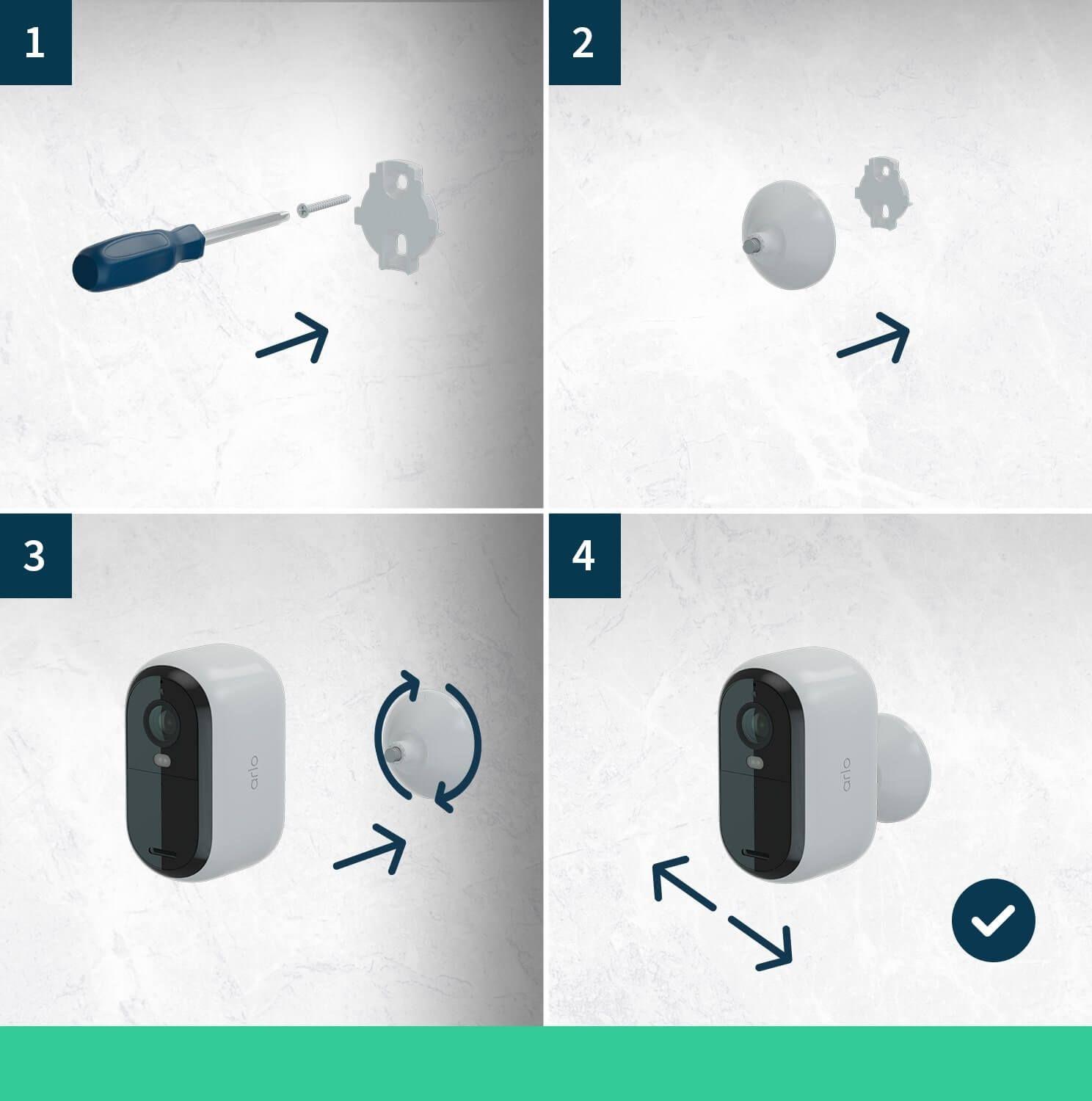 Renoverad Arlo Essential 2K Outdoor Security Camera - Reebelo Sverige