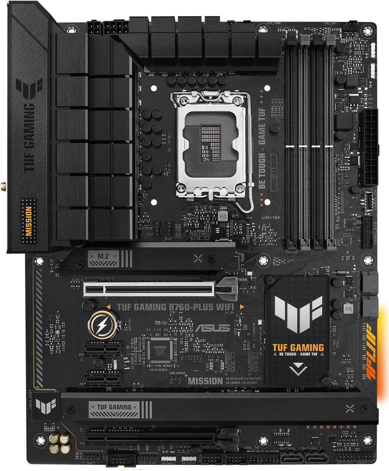 Renoverad Asus TUF Gaming B760-PLUS WIFI Gaming Motherboard - Reebelo Sverige