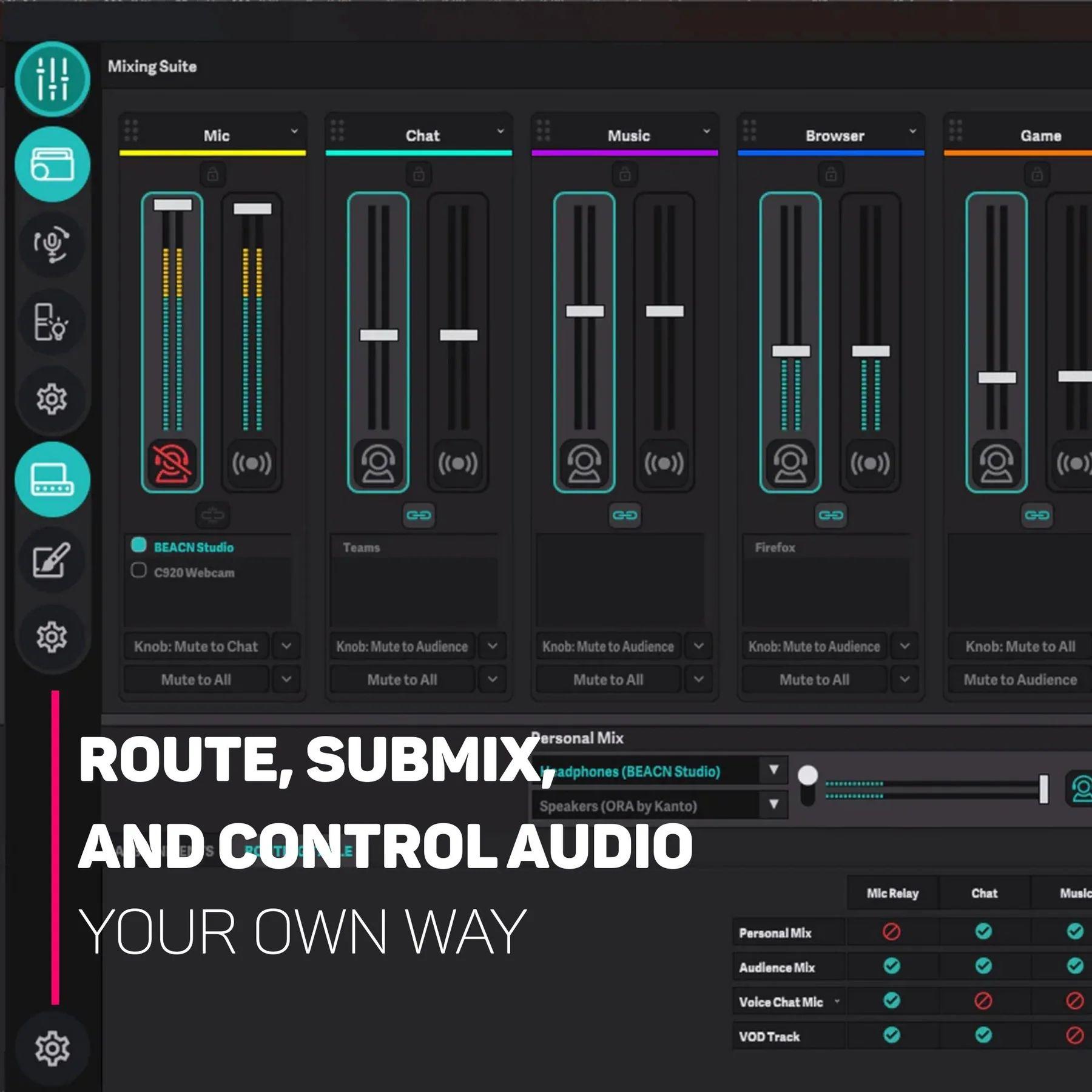 Renoverad BEACN Studio Creator XLR Interface - Reebelo Sverige
