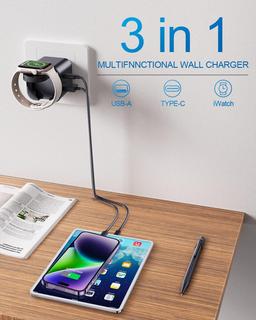 Renoverad BeaSaf 36W Dual Ports Wall Charger - Reebelo Sverige