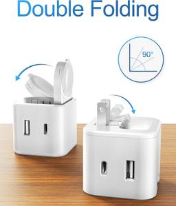 Renoverad BeaSaf 36W Dual Ports Wall Charger - Reebelo Sverige