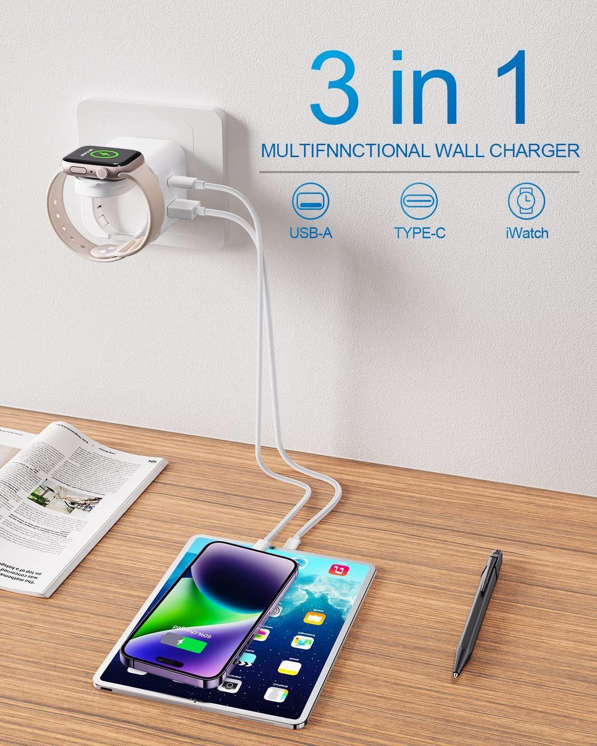 Renoverad BeaSaf 36W Dual Ports Wall Charger - Reebelo Sverige