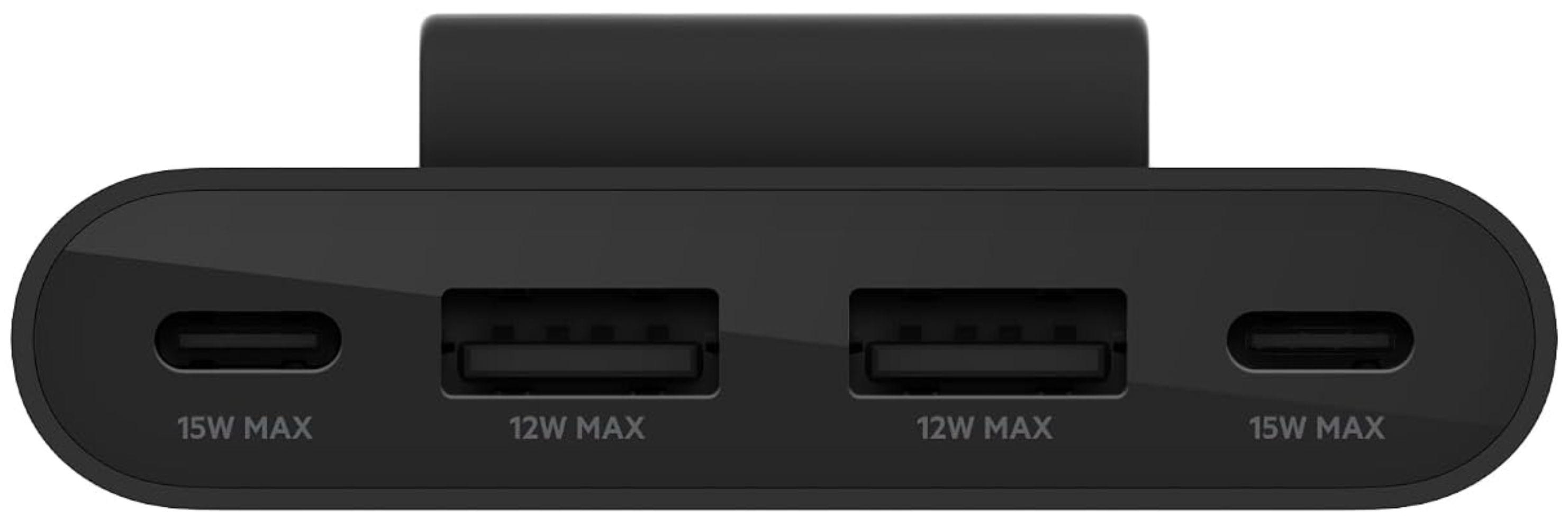 Renoverad Belkin BoostCharge 4-Port USB Power Extender - Reebelo Sverige