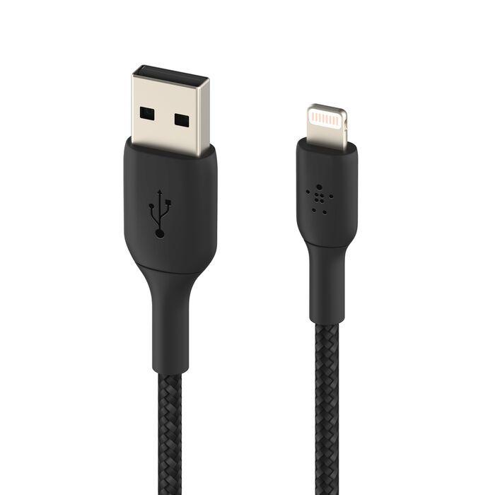 Renoverad Belkin BOOST↑CHARGE™ Braided USB-A to Lightning Cable - Reebelo Sverige