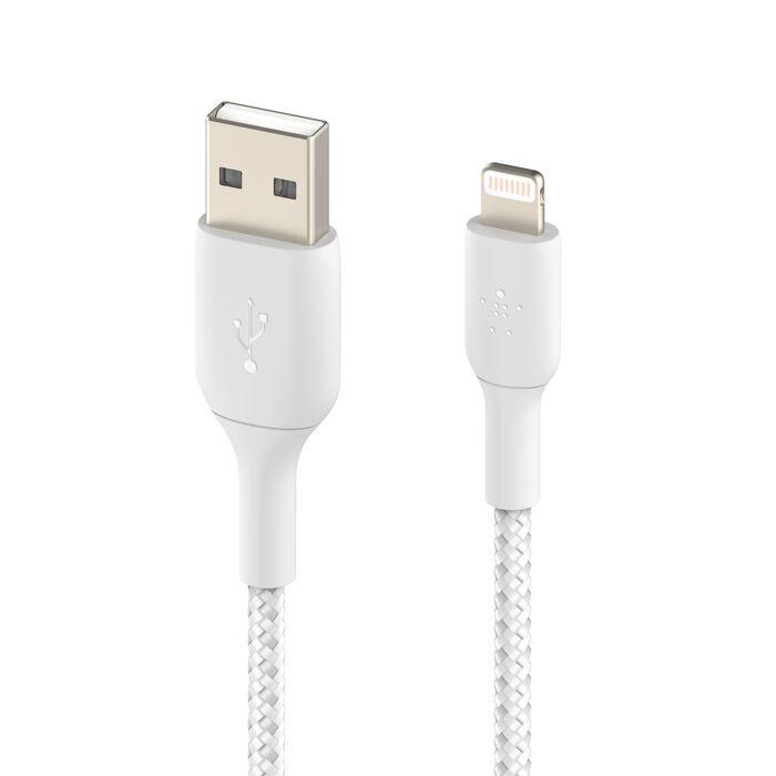 Renoverad Belkin BOOST↑CHARGE™ Braided USB-A to Lightning Cable - Reebelo Sverige