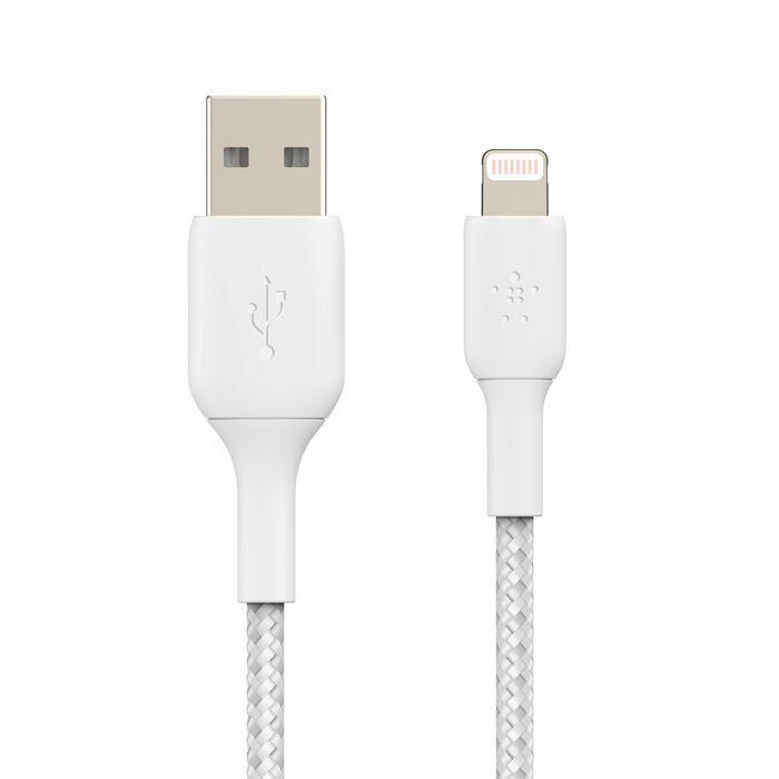 Renoverad Belkin BOOST↑CHARGE™ Braided USB-A to Lightning Cable - Reebelo Sverige