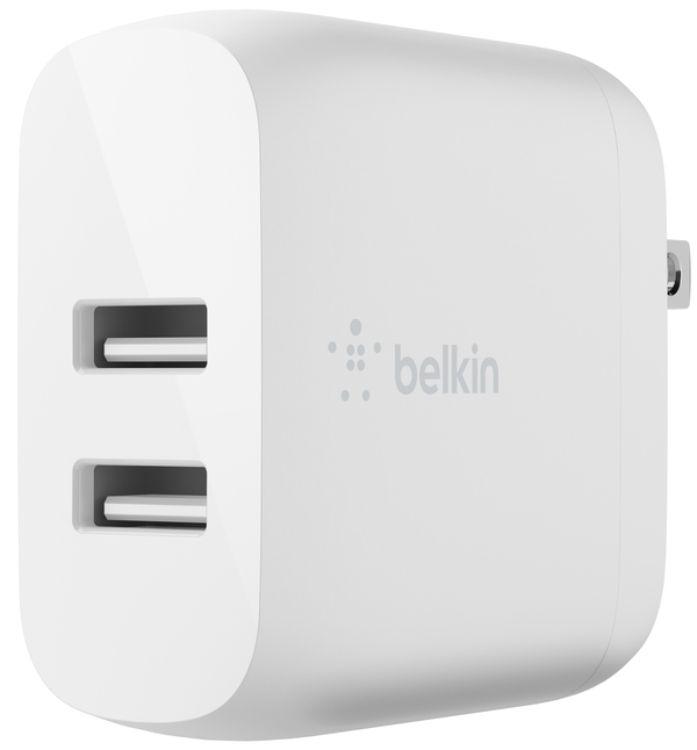 Renoverad Belkin BoostCharge Dual USB-A 24W Wall Charger - Reebelo Sverige