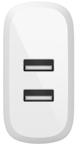 Renoverad Belkin BoostCharge Dual USB-A 24W Wall Charger - Reebelo Sverige