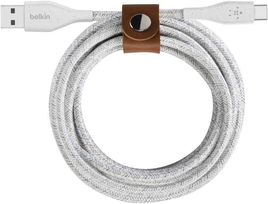 Renoverad Belkin DuraTek Plus USB-A To USB-C Cable with 4ft Strap - Reebelo Sverige