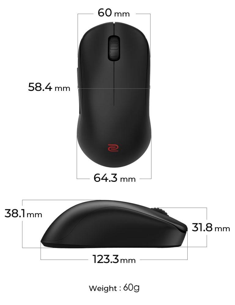 Renoverad BenQ Zowie U2-DW 4K Wireless Mouse for Esports - Reebelo Sverige