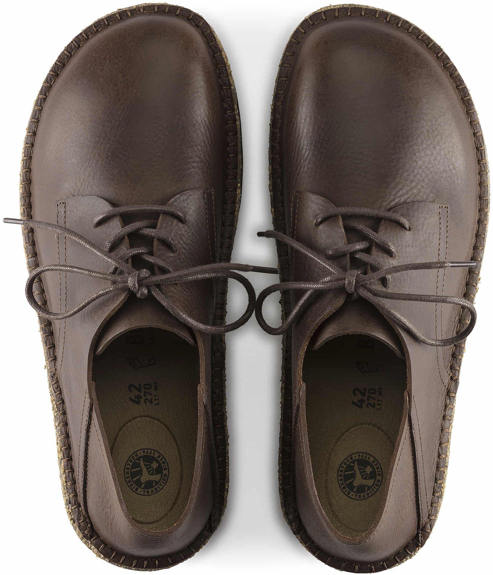 Renoverad Birkenstock Gary Natural Leather Unisex Shoes - Reebelo Sverige