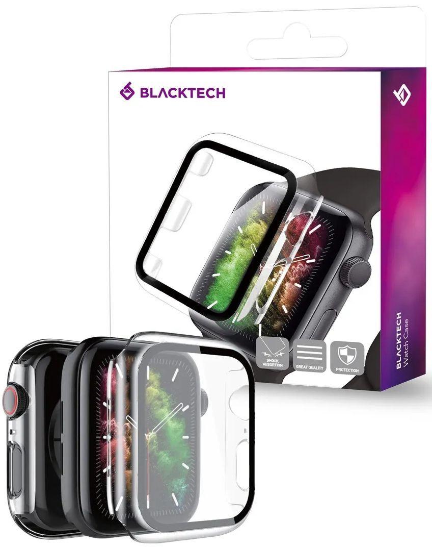 Renoverad Blacktech Watch Case with Glass for Apple Watch 44mm - Reebelo Sverige