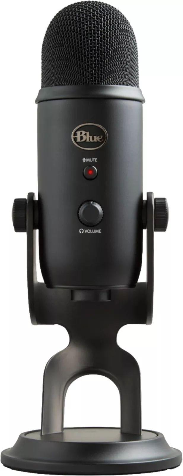 Renoverad Blue Blackout Yeti USB Microphone - Reebelo Sverige