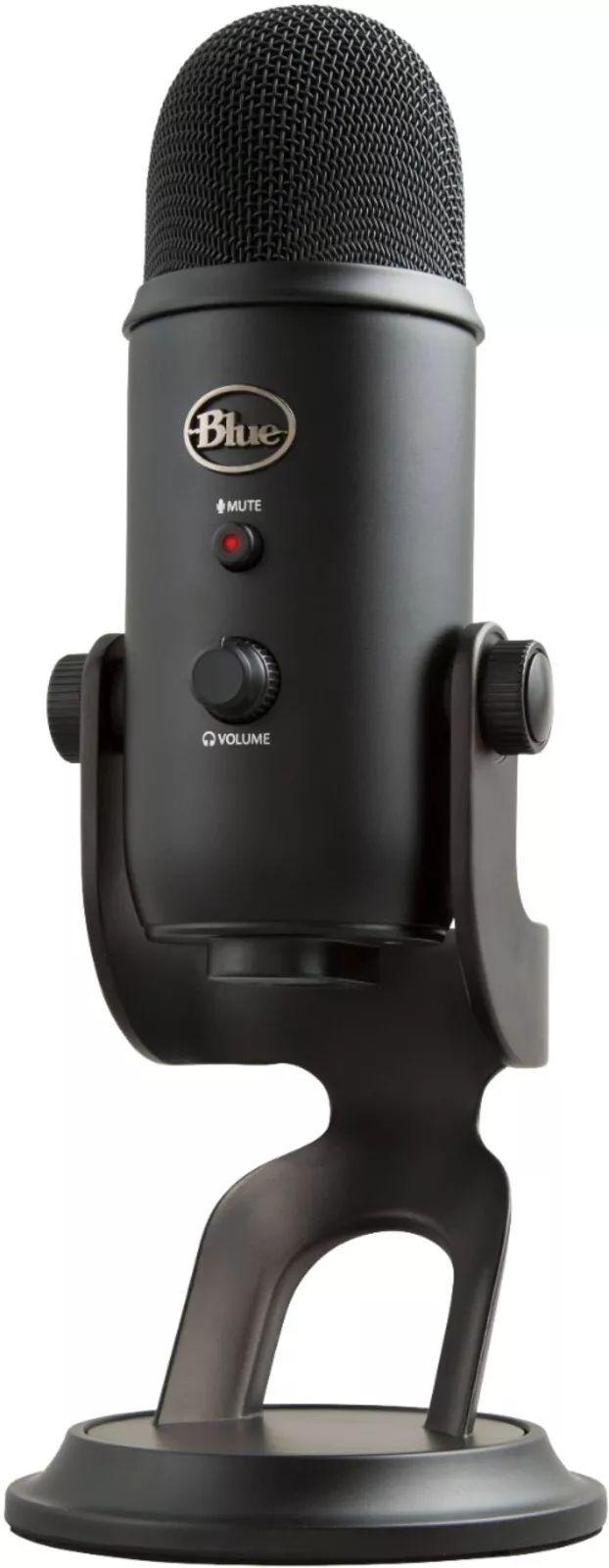 Renoverad Blue Blackout Yeti USB Microphone - Reebelo Sverige