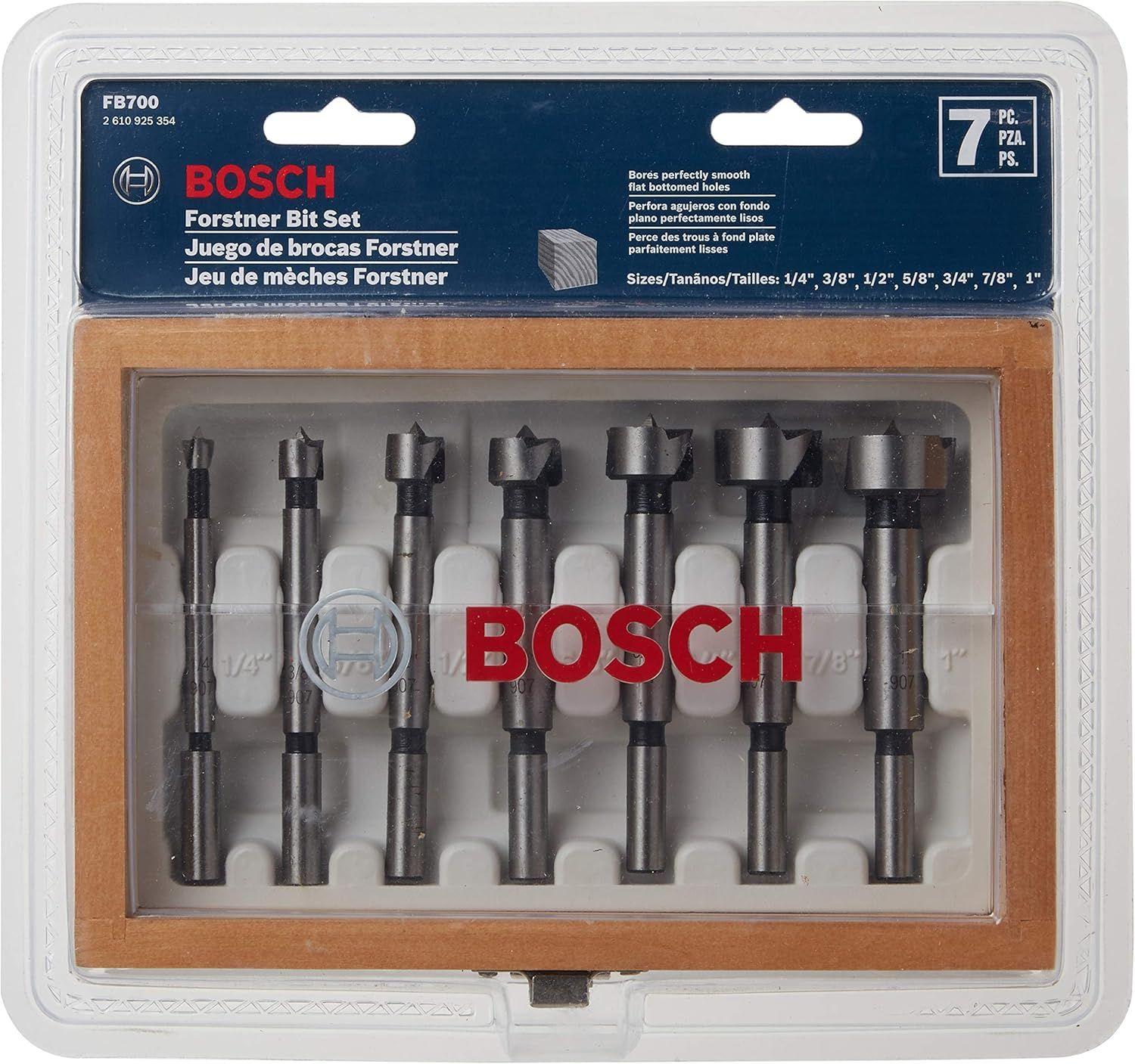 Renoverad Bosch 7-Piece Wood Forstner Bit Set FB700 - Reebelo Sverige