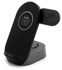 Renoverad Budi 3 in 1 15W Wireless Charging Stand - Reebelo Sverige