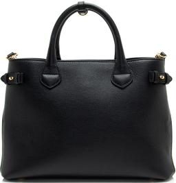Renoverad Burberry House Check Leather Banner Medium Tote - Reebelo Sverige