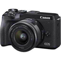 Renoverad Canon EOS M6 Mark II DSLR Camera Kit 15-45mm Lens - Reebelo Sverige
