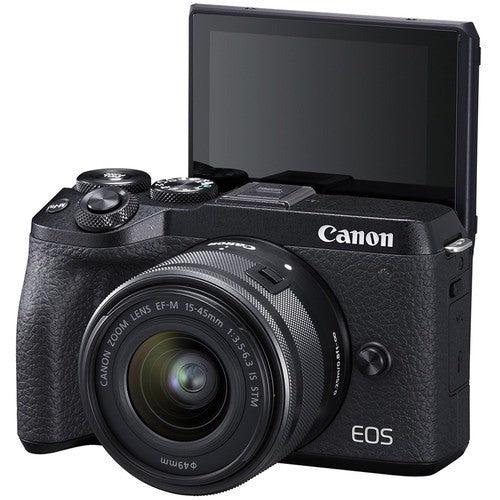 Renoverad Canon EOS M6 Mark II DSLR Camera Kit 15-45mm Lens - Reebelo Sverige
