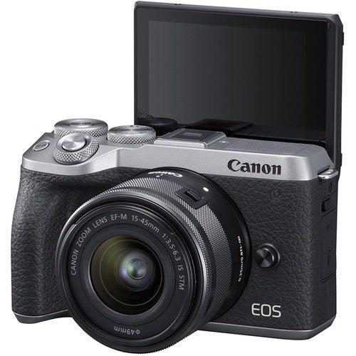 Renoverad Canon EOS M6 Mark II DSLR Camera Kit 15-45mm Lens - Reebelo Sverige
